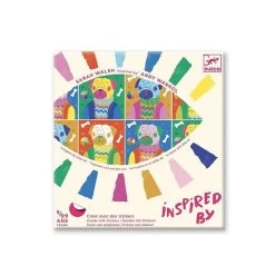 Jeu Cr&eacute;atif 5 &agrave; 99 Ans - Cr&eacute;er Avec Des Stickers Inspired By Totally Pop - Andy Warhol