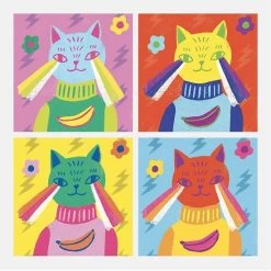 Jeu Cr&eacute;atif 5 &agrave; 99 Ans - Cr&eacute;er Avec Des Stickers Inspired By Totally Pop - Andy Warhol -Petits Trésors Soldes p 3771 supp 3 211222121027