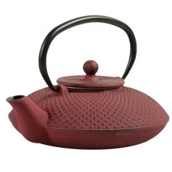 Th&eacute;i&egrave;re En Fonte Anse Cuivr&eacute;e Avec Filtre - Picots Rouge - 0,8l -Petits Trésors Soldes p 3797 supp 2 220110170736