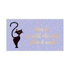 Tablette Chocolat Cadeau Bio - Pour Toi Un Petit Chocolat Plein D'amiti&eacute;