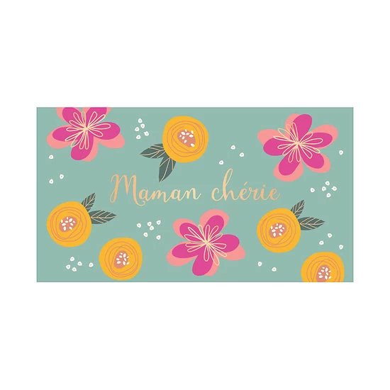 Tablette Chocolat Cadeau Noir 52% Bio - Maman Chérie 3 Tablette Chocolat Cadeau Noir 52% Bio - Maman Chérie