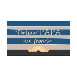 Tablette Chocolat Cadeau Noir 52% Bio - Meilleur Papa Du Monde