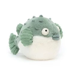 Peluche Jellycat Poisson Ballon - Pacey Pufferfish - Pac3puf 23 Cm