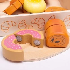 Jouet Dinette En Bois - Pain Et Patisserie -Petits Trésors Soldes p 3949 supp 4 220203174459