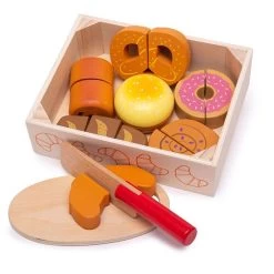 Jouet Dinette En Bois - Pain Et Patisserie -Petits Trésors Soldes p 3949 supp 7 220203174501