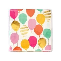 Serviette Cocktail Ballons - Lot De 16 -Petits Trésors Soldes p 4008 supp 3 220211192954