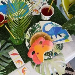 Serviette En Papier D&eacute;coupe Dinosaure - Lot De 16 -Petits Trésors Soldes p 4009 supp 2 220216154843