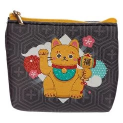 Porte Monnaie - Chat Porte Bonheur Japonais Maneki Neko