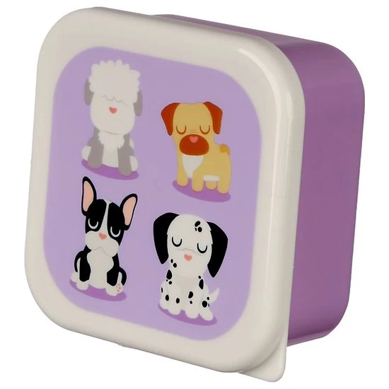 Boite à Gouter Petits Chiens - Lot De 3 6 Boite à Gouter Petits Chiens - Lot De 3 – Image 4