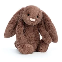 Peluche Jellycat Lapin Fudge - Bashful Fudge Bunny - Medium Bas3fud 31 Cm