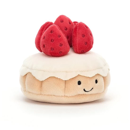 Peluche Jellycat Patisserie Tarte Aux Fraises - Pretty Patisserie Tarte Aux Fraises - Pret3taf - 9 Cm 7 Peluche Jellycat Patisserie Tarte Aux Fraises - Pretty Patisserie Tarte Aux Fraises - Pret3taf - 9 Cm – Image 5