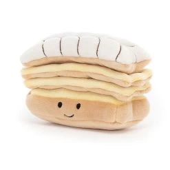Peluche Jellycat Patisserie Millefeuille - Pretty Patisserie Mille Feuille - Pret3mf - 9 Cm