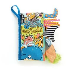 Jellycat D'&eacute;veil Livre Animaux De La Mer &ndash; Coucou Sea Livre - Bk444cmfr 21 Cm