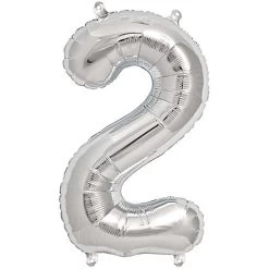 Ballon Anniversaire Chiffre Aluminium Argent - 36 Cm -Petits Trésors Soldes p 4087 option 11 220215155345