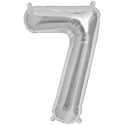 Ballon Anniversaire Chiffre Aluminium Argent - 36 Cm -Petits Trésors Soldes p 4087 option 11 220215155456