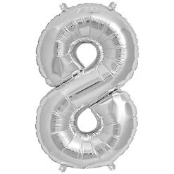 Ballon Anniversaire Chiffre Aluminium Argent - 36 Cm -Petits Trésors Soldes p 4087 option 11 220215155505