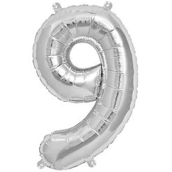 Ballon Anniversaire Chiffre Aluminium Argent - 36 Cm -Petits Trésors Soldes p 4087 option 11 220215155515