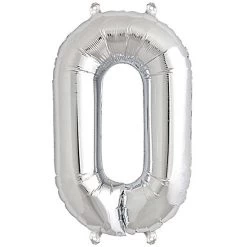 Ballon Anniversaire Chiffre Aluminium Argent - 36 Cm -Petits Trésors Soldes p 4087 option 11 220215155525