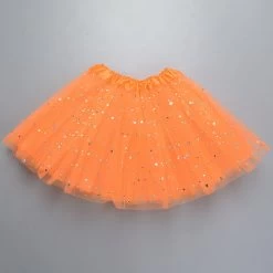 Jupe Tutu Avec Paillettes &eacute;toiles - 3/7 Ans -Petits Trésors Soldes p 4088 option 1 220215182221