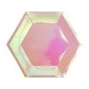 Assiette En Carton Hexagonales Holographiques - Lot De 10 1 Assiette En Carton Hexagonales Holographiques - Lot De 10 -Petits Trésors Soldes p 4096G 220216112437