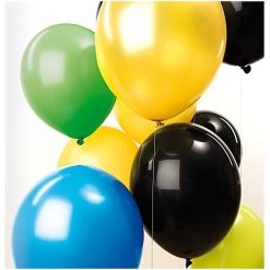 Ballons Anniversaire Couleur - Lot De 12
