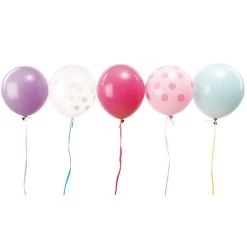 Ballons Anniversaire Pastel - Lot De 12