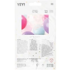 Ballons Anniversaire Pastel - Lot De 12 -Petits Trésors Soldes p 4123 supp 4 220218154215