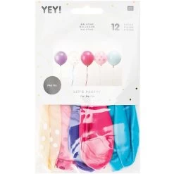 Ballons Anniversaire Pastel - Lot De 12 -Petits Trésors Soldes p 4123 supp 6 220218154217