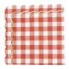 Serviette Papier Vichy Rouge Et Blanc Guinguette - Lot De 16 -Petits Trésors Soldes p 4207G 220311151405