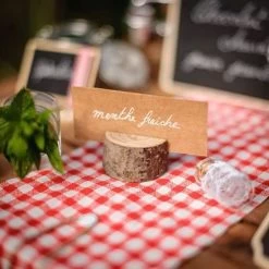 Chemin De Table Tissus Vichy Rouge Et Blanc Guinguette