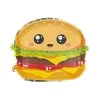 Assiette En Carton Fast Food Hamburger - Lot De 8 -Petits Trésors Soldes p 4211G 220316154716