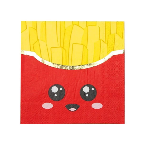 Serviette Papier Fast Food Hamburger - Lot De 16 5 Serviette Papier Fast Food Hamburger - Lot De 16 – Image 3