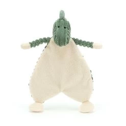 Doudou Plat B&eacute;b&eacute; Jellycat Dino - Cordy Roy Baby Dino Soother - Srs4d
