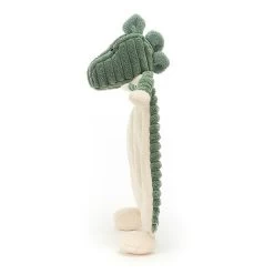 Doudou Plat B&eacute;b&eacute; Jellycat Dino - Cordy Roy Baby Dino Soother - Srs4d -Petits Trésors Soldes p 4223 supp 2 220316180630