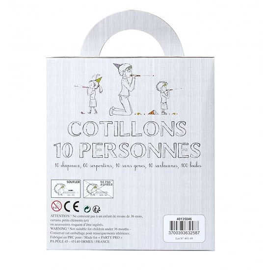 Coffret De Cotillons - 10 Personnes 4 Coffret De Cotillons - 10 Personnes – Image 2