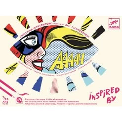 Jeu Cr&eacute;atif 4 &agrave; 99 Ans - Feutres Pinceaux Et D&eacute;calcomanies Inspired By Roy Lichtenstein -Petits Trésors Soldes p 4250 supp 3 220322141351