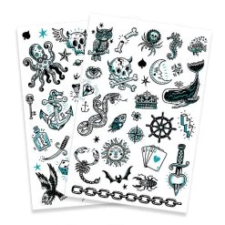 Tatouage &eacute;ph&eacute;m&egrave;re Enfant De Marins Motards Rebels -Petits Trésors Soldes p 4269 supp 2 220322134517