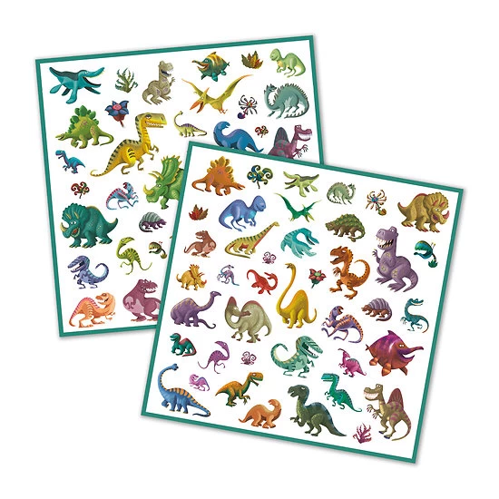 Pochette De 160 Stickers Papier - Dinosaures 4 Pochette De 160 Stickers Papier - Dinosaures – Image 2