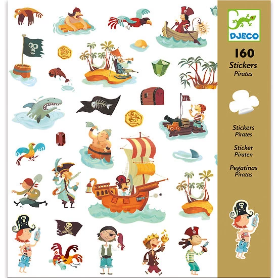 Pochette De 160 Stickers Papier - Pirates 5 Pochette De 160 Stickers Papier - Pirates – Image 3