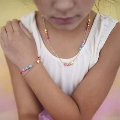 Collier Enfant Arc En Ciel Et Dor&eacute; -Petits Trésors Soldes p 4303 supp 3 220323152444