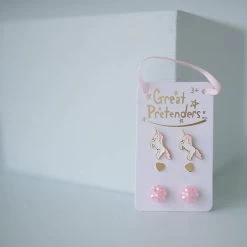 Lot De 3 Boucles D'oreilles Enfant Licorne, Coeur Et Boule Rose 7 Lot De 3 Boucles D'oreilles Enfant Licorne, Coeur Et Boule Rose -Petits Trésors Soldes p 4351 supp 2 220329161927