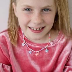 Collier Enfant Enfant Fleur Iris&eacute; -Petits Trésors Soldes p 4354 supp 2 220331143141