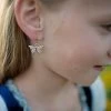 Lot De 2 Boucles D'oreilles Clip Fantaisie Enfant - Perle Et Papillon -Petits Trésors Soldes p 4358G 220401110946
