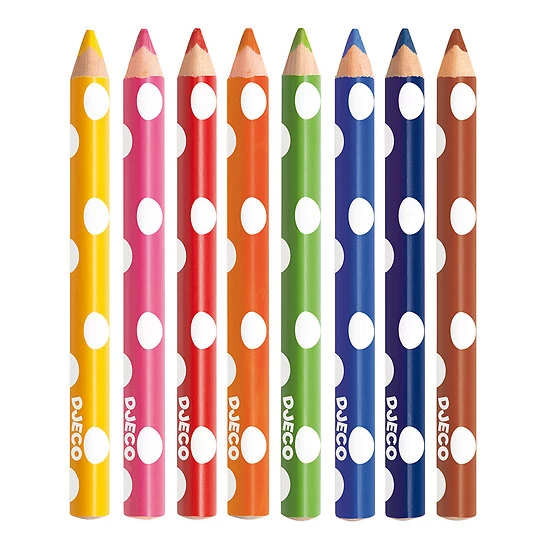 Crayons - 8 Crayons De Couleurs Pour Les Petits 4 Crayons - 8 Crayons De Couleurs Pour Les Petits – Image 2