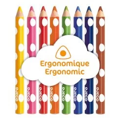 Crayons - 8 Crayons De Couleurs Pour Les Petits 8 Crayons - 8 Crayons De Couleurs Pour Les Petits -Petits Trésors Soldes p 4390 supp 2 220405094757