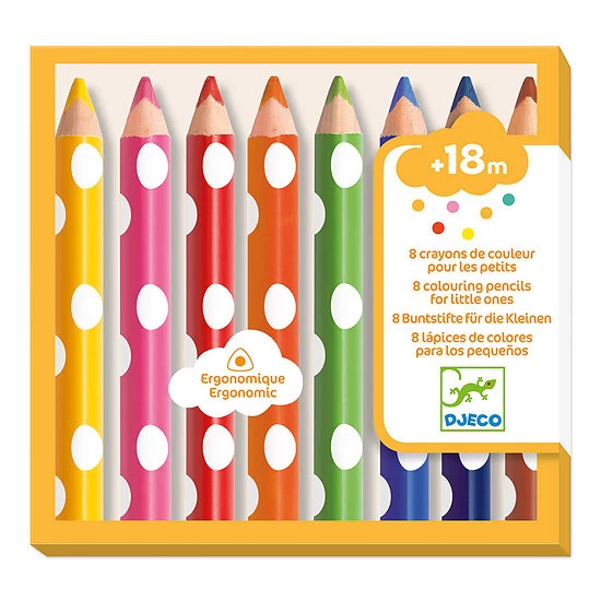 Crayons - 8 Crayons De Couleurs Pour Les Petits 6 Crayons - 8 Crayons De Couleurs Pour Les Petits – Image 4
