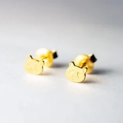 Boucles D'oreilles Plaqu&eacute;es Or Panda -Petits Trésors Soldes p 4512 supp 2 220926183213