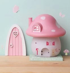 Veilleuse Enfant Maison Champignon Rose - A Little Lovely Company -Petits Trésors Soldes p 4557 supp 3 221013160628