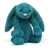 Peluche Jellycat Bleu Petrol &ndash; Bashful Mineral Blue Bunny &ndash; Medium Bas3mbb 31cm -Petits Trésors Soldes p 4600G 221014174123