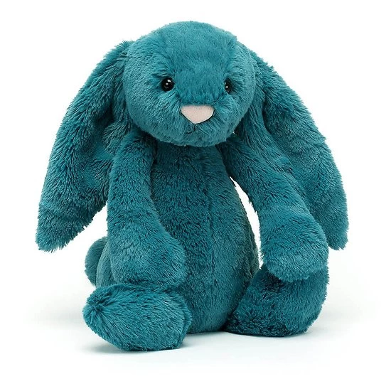 Peluche Jellycat Bleu Petrol – Bashful Mineral Blue Bunny – Medium Bas3mbb 31cm 3 Peluche Jellycat Bleu Petrol – Bashful Mineral Blue Bunny – Medium Bas3mbb 31cm